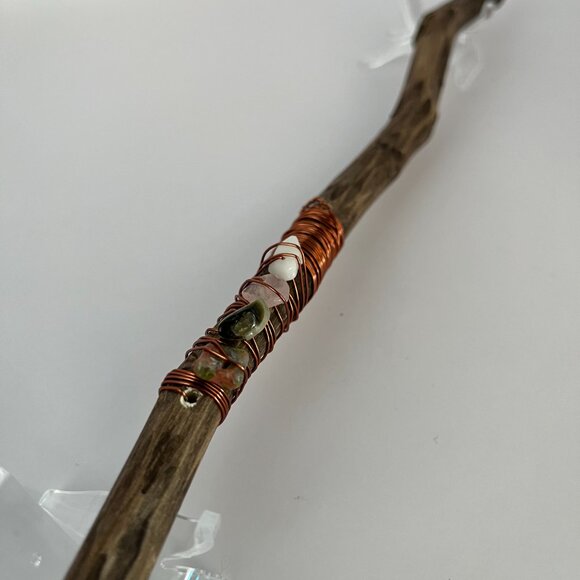 Handmade Lemurian Wand - "The Heart of Lemuria" (Reiki Infused) - **One of a Kin - Picture 2 of 5